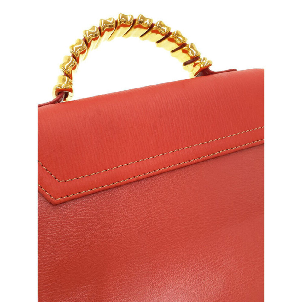 Loewe Shoulder Leather Handbag Bag Velzquez - Picture 8 of 9
